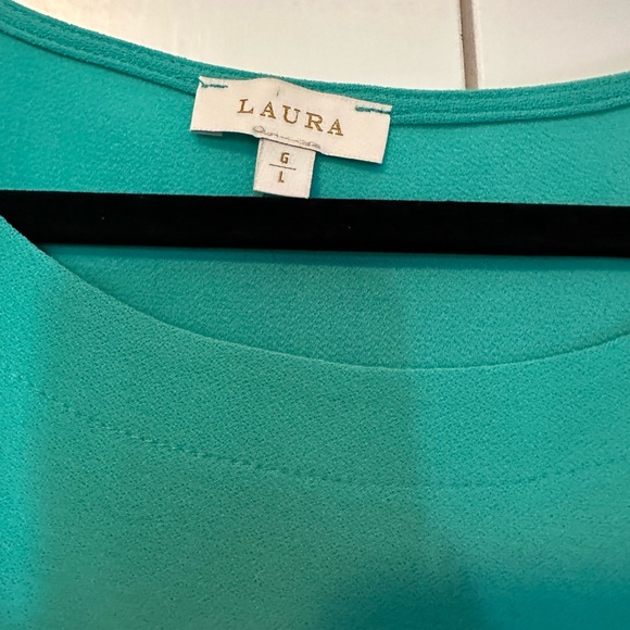 Green and gold accent dress shirt size large - Picture 4 of 4